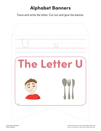 letter u banners