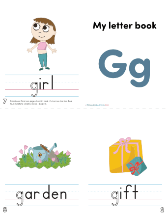 the letter g practice