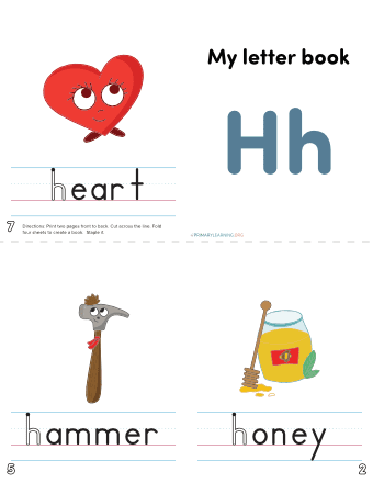 the letter h practice