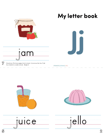 the letter j practice