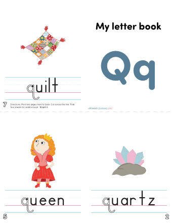 the letter q practice