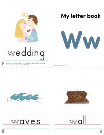 the letter w practice