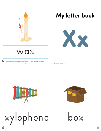 the letter x practice