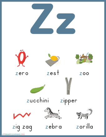 things that begin with the letter z
