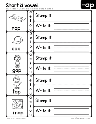 ap word family worksheet